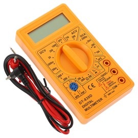 FELTECHELECTR -830d Digital Multimeter with Simple Mini Multitester for Beginners Safe 3 1/2 LCD Display Diode Testing