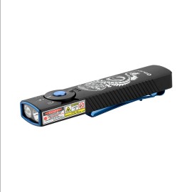 Olight Arkfeld Pro Flat Flashlight with LED Light, UV, Green Beam, 1300 Lumens - Dragon CW (5700-6700K)