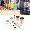 Lybunair 11 PCS Spotless Steel Cocktail Making Set, Complete Mixing