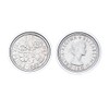 Polished Sixpence Cufflinks | 1963 Anniversary 1963 Coins 62nd Birthday