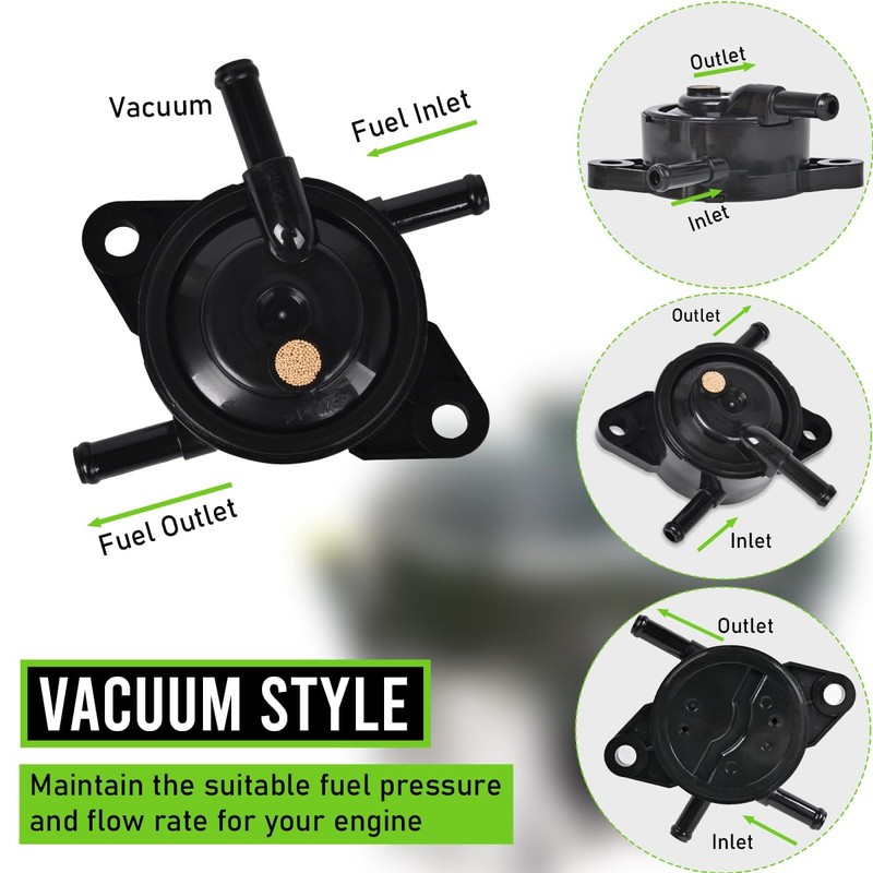 Vacuum Fuel Pump 49040-7008 with Fuel Filter Fit for Kawasaki