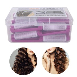 20pcs Hair Perm Rods, Fluffy Perming Rod Hair Roller Curler Kit Perming Rods Curlers Hairdressing Styling Tool for Salon Barber Home(#2)