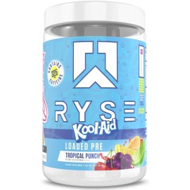 RYSE Loaded Pre Workout Powder - Kool-Aid Tropical Punch - Daily Pre-Workout ...