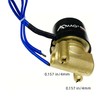 1/4" NPT Brass Electric Solenoid Valve 12V DC Normally Closed