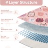 2PCS Guinea Pig Cage Liner, Reusable Pee Pads Mat for
