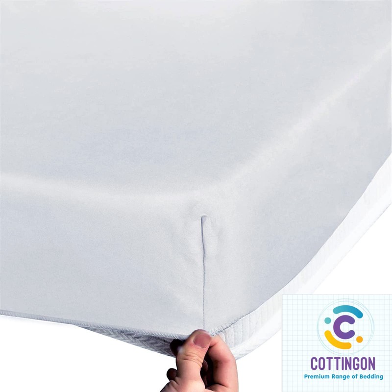 Cottingon 1 Piece Top Split King Fitted Sheet Only for