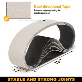 Sbestily 10 Pack 1.2" x 13" Replacement Knife Sharpener Sanding Belt 5000 Grit