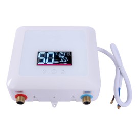 5.5KW Electric Tankless Water Heater, 110V with LED Display for Sink and Faucet