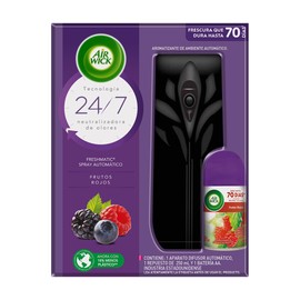 Air Wick® Freshmatic® Aparato Aromatizante De Ambiente Automático, Aroma Deseos de Frutos Rojos, y Repuesto de 250 ml