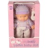 Atoz 23cm Caitlin Baby Doll with Feeder Bottle - Multicolour