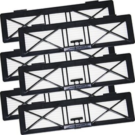 SCHWABMARKEN Kompatibel/Ersatz für 6 Stück XL Hepa Filter Schwarz mit Soft-Entriegelung für Neato Botvac Typen 70, 70E, 75, 75E, 85, 85E, BotVac Serie, BotVac D Serie, BotVac Connected