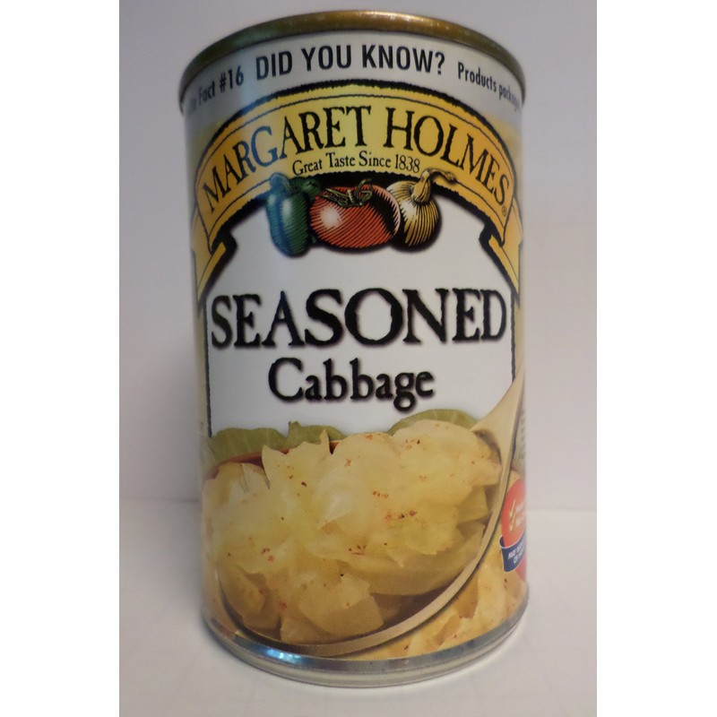 Margaret Holmes Seasoned Cabbage, Pack of 2, 15oz. Cans