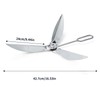 Xiciki 22-1/2 Inch One-Touch Cleaning System Kit for Weber, Thickened