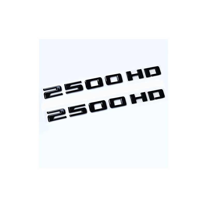 2pack OEM 2500HD Letter Nameplate Emblems 2500 HD Badge Replacement