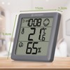 Bresser Thermometer Hygrometer Climate Smile Set of 2 for Standing