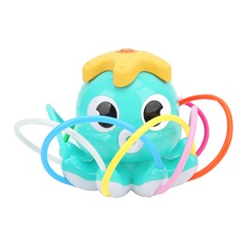 Octopus Water Toy Rotatable Water Spray Toy Attaches to Garden Hose for 3 Years Old and Up Boys Girls
