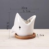 SJBAG Ceramic Animal Shark Shaped Flower Pot - Unique and