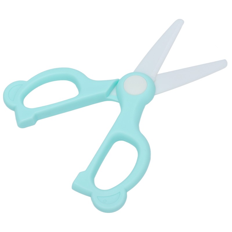 Baby Food Ceramic Scissors Infant Feeding Aid Scissors Portable for