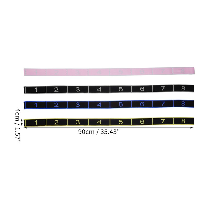 CAPASTEC Stretch Band, Resistance Band, 8 Levels of Strength, Flexible