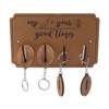 Key Holder Rack 4 Hook Cute Pendant Poplar Wooden Key