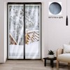 EA Easy Installation Magnetic Windproof Vinyl Curtain Black 90x210cm Wind Blocker
