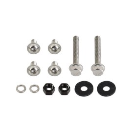 Mishimoto Tow Hook License Plate Relocation Bracket Black for 2015+ Ford F-150