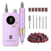 MelodySusie Portable Nail Drill 30000 RPM,Professional Rechargeable Electric Nail File,SC320F