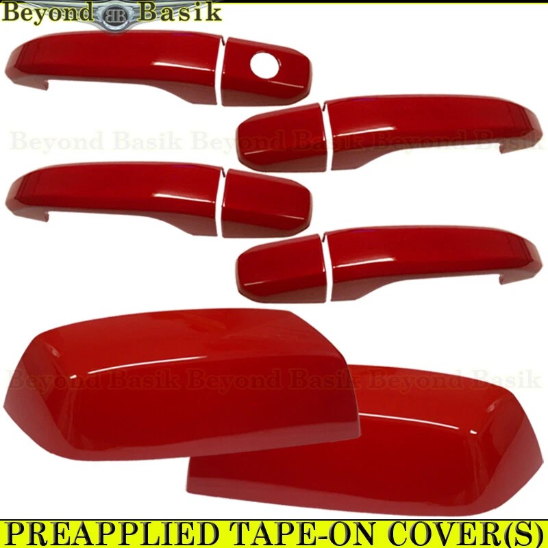 Torox 2014-2018 Chevy Silverado Door Handle COVERS+TopHalf Mirrors WA9260 VICTORY