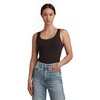 G-STAR RAW Women's Base R T Wmn Tanktop Vest, Black
