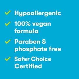 ECOS Laundry Detergent Liquid, 200 Loads - Dermatologist Tested Laundry Soap - Hypoallergenic, EPA Safer Choice Certified, Plant-Powered - Lavender, 100 Fl Oz (Pack of 2)