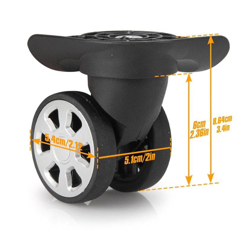 Volein Suitcase Wheels Replacement Wheels for Suitcase Replacement Wheels with
