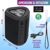 Tragbarer Bluetooth-Lautsprecher – Leistungsstarker Bluetooth-Lautsprecher mit hochwertigem Audio und kompaktem