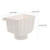 SHINEOFI Rainwater Collection Connector for Downspout Gutter Durable PVC Water
