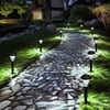GIGALUMI 3 Pack Solar Lights - Outdoor Waterproof, Upgraded Solar