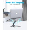 Babacom Laptop Stand Lap Desk, Ergonomic Foldable Computer Stand with