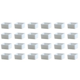 Brustro Empty Watercolour Half Pans - Pack of 24