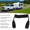 2m Trailer Light Board Extension Cable 7Pin Plug Socket Adapter