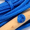 com-four® 2 x Sledge Ropes with Wooden Handle, Toboggan Accessories,
