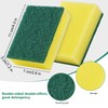 Individually Wrapped Sponges, Kitchen Dishwashing Sponge Bulk, Non Scratch Dishes