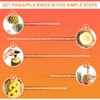 Cheer Collection Pineapple Corer And Slicer Tool, Stainless Steel Pineapple