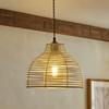 MiniSun MiniSun | Modern Cream Wicker Basket Style Ceiling Light