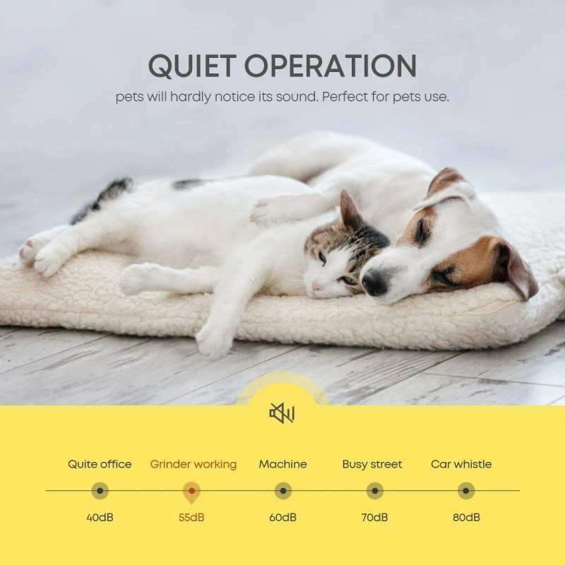 Mugenter Low Noise Dog Nail Grinder & Cordless Hair Trimmer