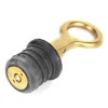 Boat Drain Plug, Brass Rubber Locking Screw for Boats Marine