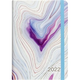 2022 Blue Agate Weekly Planner (16-Month Engagement Calendar)
