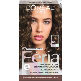 Feria Hair Color, 60 Light Brown (Packaging May Vary)
