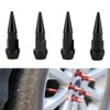 4Pcs [Aluminum Alloy] Spike Wheel Tire Valve Stem Car Truck