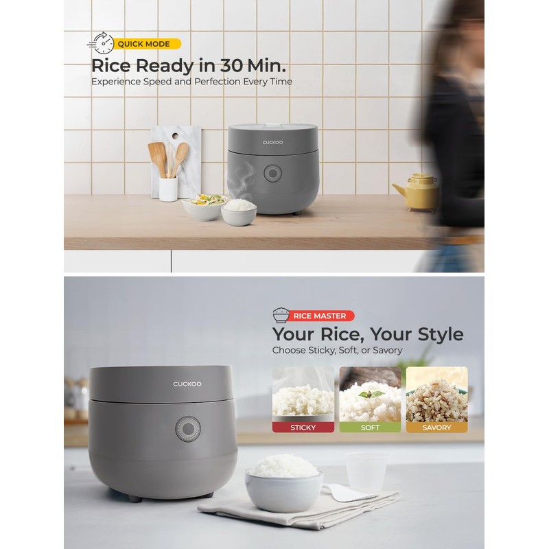 CUCKOO Micom Rice Cooker 6-Cup Uncooked / 12-Cup Cooked with