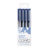 Copic Multiliner Coloured Marker Pen - cobalt Set 4 pcs.
