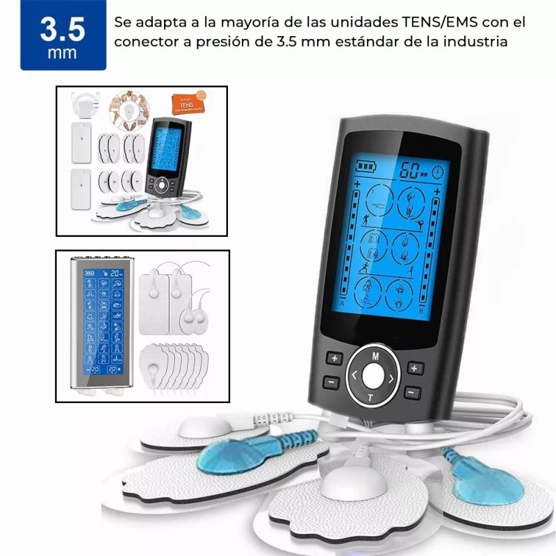Lostrain Almohadillas De Electrodos Para Electroestimulador 20 Piezas