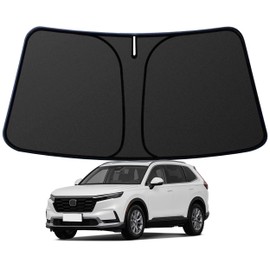 for CRV 2023-2024 2025 CR-V SUV Sun Shade Windshield, Custom Fit Foldable Front Window Sunshade Sun Visor 400D Retractable Protector Car Accessories, Block UV Rays Keep Your Car Cooler